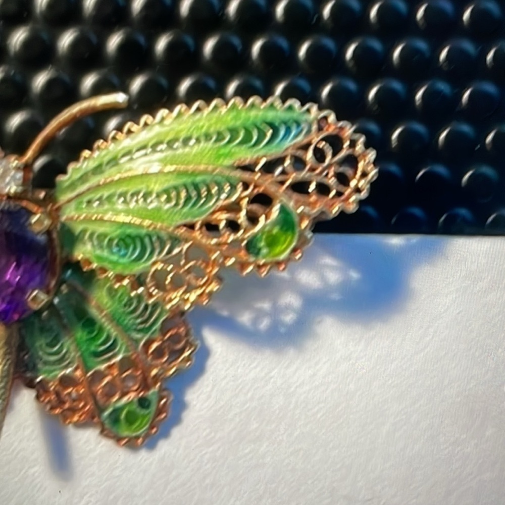 Vintage jewelry 14k gold Butterfly 21g - Picture 3 of 4